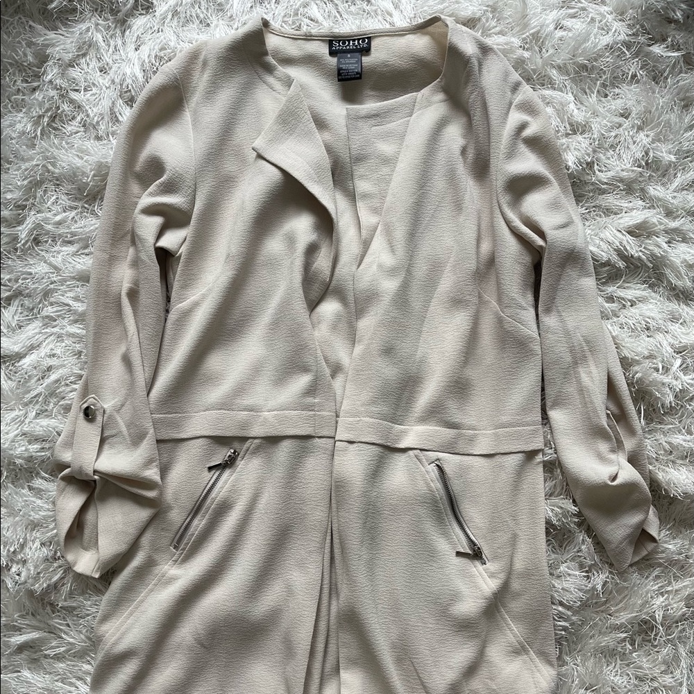 Nude Trench Coat